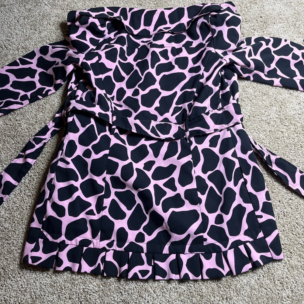 Vintage giraffe print one of a kind blazer - Picture 5 of 6